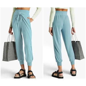 Cinq A Sept Matte Jersey Gizele Pant Jogger silhouette Front tie Ocean Dew. XS